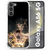 Cokitec Cover rinforzata per Samsung Galaxy A56 5G Manga One Piece Ace Nero