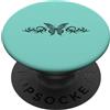 Fairycore Dark Grunge Goth Aesthetic Mer Fairycore Farfalla Tatuaggio Y2k Grunge Egirl Alt Estetica PopSockets PopGrip Adesivo