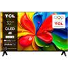 TCL Smart TV 32 Pollici HD Ready Display QLED Sistema Google TV Nero 32S4K