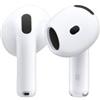 Apple Auricolari AirPods 4 2024 + Cust.Ric. USB-C MXP63ZM/A