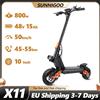 SUNNIGOO X11 Scooter Elettrico 48V 800W Brushless 50 km/h E-scooter 10 "Pneumatico Tubeless Freno A Disco Anteriore Ammortizzatore Ciclismo Intrattenimento - X11 800w 48v 15ah