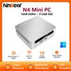 Ninkear MINI PC Ninkear N4 AMD Ryzen ™ 5 4600H Fino a 4,2 GHz 16GB DDR4 512GB SSD WiFi 6 BT 5.2 Supporto Schermo 8K 3 Computer Windows 11 - 16GB DDR4 + 512GB SSD