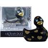 Big Teaze Toys My Duckie Romance 2.0 - vibratore clitorideo (nero-oro)