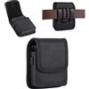 Jlyifan Custodia per cellulare in nylon con clip da cintura per Motorola Razr 60 Ultra Razr 50 Moto Razr Plus 2023 Razr 40 Ultra Samsung Galaxy Z Flip 7 6 5 4 3 5G
