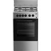 BEKO CUCINA A GAS 4 BRUCIATORI FORNO ELETT.54LT 50x50 SILVER CSS42014FS