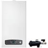 Ariston Caldaia a Condensazione Ariston Cares S 30kW EU Metano/Gpl Completa Di Kit Scarico Fumi con Defangatore in Omaggio ADATTATORE SDOPPIATO,