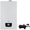 Baxi Caldaia A Condensazione Luna Duo-Tec E 28kW Metano/GPL Completa Di Kit Scarico Fumi con Defangatore in Omaggio ADATTATORE SDOPPIATO,