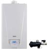 Baxi Caldaia A Condensazione Luna Classic 24 kW Metano/Gpl Con Kit Scarico Fumi con Defangatore in Omaggio KIT COASSIALE,
