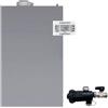 Baxi Caldaia A Condensazione ad Incasso Luna Air 24 kW Metano/Gpl Con Kit Scarico Fumi con Defangatore in Omaggio ADATTATORE SDOPPIATO,
