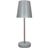 Brandani Lampada da Tavolo Altair LED Touch Tortora e Rose Gold