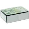 Hervit cofanetto in legno e vetro Tulip verde 15x10x5cm