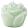 BOX 6 CANDELE ROSA DIA.4,5CM VERDE LACC.