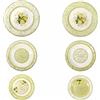 Servizio Tavola 18 Pezzi Limoni Brandani in New Bone China