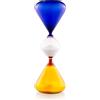 Emò Italia Clessidra in vetro soffiato Momentum blu e gialla 37cm