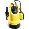 TROTEC POMPA sommersa TWP 4036 E - Pompa per acque sporche - Portata 7500 l/h, Potenza 400 Watt, Profondità massima di immersione 7 m, Protezione da funzionamento a secco, IPX8