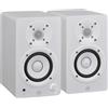 YAMAHA HS3 WHITE Coppia Monitor Amplificati Pro 52W Bass Reflex Studio Dj Mix