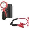 Set Diagnostico Professionale Rosso - Stetoscopio + Sfigmomanometro