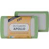 OlimpoFLEX Apollo | Coppia di Cuscini in Bio Memory Foam e Oli Essenziali Ortopedico Effetto Antirussamento da Letto 72x42cm Guanciale Ergonomico con Federe in Omaggio - Made in Italy 100%