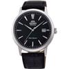 Orient Contemporary Symphony III - Orologio Uomo Automatico a Carica Manuale Casual Cinturino In Pelle Nero Cassa In Acciaio Quadrante Nero - RA-AC0F05B30B RA-AC0F05B