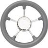 Savoretti Volante a 5 razze inox e poliuretanico Ø 280 mm - vari colori