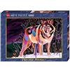 HUCH! 1000 pezzi HEYE Puzzle Bob Contents: Night Wolf 50 x 70 cm 29939 da JP