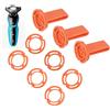 Fyearfly 12 dischi per rasatura e supporto per lame, compatibile con Philips S9000/S8000/S7000/RQ12 Series, per S7370/S8860/S9031/SW9700 | Accessori di ricambio per Philips Scherko