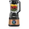Ninja Frullatore Detect Power Pro 2 in 1 e Monoporzione 1200W, Caraffa da 2L, e 1 Bicchiere Monoporzione, per Frullare, Tritare Verdure e Bevande Ghiacciate, Colore Nero/Rame, TB301EUCP