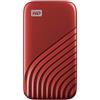WD SSD esterno rigido WD My Passport Hard Desk 1TB USB-C - colore rosso