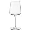 Bormioli Rocco 45 cl - Planeo Calice Vino Bianco in Vetro - Set 4 Pezzi