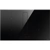Elica Piano Cottura a Induzione con Cappa Integrata Aspirante 4 Fuochi (Zoneless) Larghezza 83 cm colore Nero - PRF0179476 NIKOLATESLA FIT XL BL/A/83