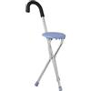 YUYTE Bastone Passeggio con Sedile (non regolabile), Bastone Passeggio, Bastone Passeggio per Sedersi, Sedile Pieghevole, Bastone Passeggio con 3 Gambe, Bastone Passeggio