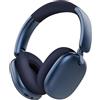 RORSOU C6 Cuffie con Cancellazione Attiva del Rumore, Cuffie Wireless Over Ear Bluetooth, Cuffie Leggere Piegevoli con Cupole Profonde per Bassi Comfort e Microfono Blu