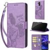 TOMYOU Cover per Huawei Mate 20 lite/Maimang 7 Custodia, con [Slot per Schede] [Kickstand] Premium Portafoglio Custodia compatibile Huawei Mate 20 lite/Maimang 7 Viola