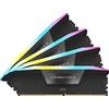 CORSAIR VENGEANCE RGB DDR5 RAM 64GB (4x16GB) 6200MHz CL32 Intel XMP Compatibile iCUE Memoria per Computer - Nero (CMH64GX5M4B6200C32)
