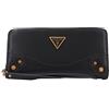 GUESS PORTAFOGLIO DONNA NERO SWVB8650460BLA amantea portafoglio grande ziparound NERO ND scelta=P