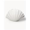 byon Vaso conchiglia grande di design bianco Shell, alt. 21 cm