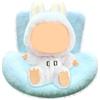 Foreverup Seggiolino Auto per Bambole, Auto Sedile per Bambole Di Peluche, Seggiolino Di Sicurezza per Bambola, Accessori Labu per Prese D'aria Auto Decorazione Accessori Esporre Giocattoli Di Peluche (Blu)