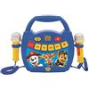 Lexibook, Paw Patrol, Lettore Digitale Karaoke Portatile per Bambini, Microfoni, Effetti Luce, Bluetooth®, Funzioni di Registrazione e Cambio Voce, Blu, MP320PAZ