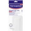 BEIERSDORF SpA Hansaplast Cerotti Sensitive 4XL, Cerotti medicazione per ferite medio-grandi, 5 pezzi da 10 x 20 cm