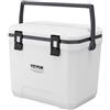VEVOR Refrigeratore Portatile Isolante Rigido da 38 QT con Ritenzione del Ghiaccio, Maniglie Resistenti Portabicchieri, Refrigeratore Portatile Isolato per Picnic Campeggio Viaggio Feste