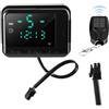 VEVOR Interruttore per Riscaldatore Diesel DC 5V, Kit Pannello di Controllo per Riscaldatore da Parcheggio da 2 kW/5 kW/8 kW, con Display LCD e Telecomando, Parte di Ricambio per Manutenzione