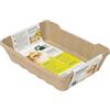 EcoPetBox Lettiera per gatti Eco Pet Box, inodore e a prova di perdite, confezione da 3 vaschette monouso. Pratica e naturale, ideale per la casa e i viaggi per gatti, conigli, cani di piccola taglia e furetti