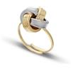 Gioielleria Lucchese Oro Anello Donna Oro Bianco Giallo GL102117