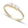 Gioielleria Lucchese Oro Anello Donna Trilogy Oro Giallo GL102119