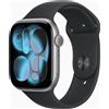 Apple Watch Series 11 (2025) GPS 46mm Cassa Grigio Cinturino Nero S/M MEV04
