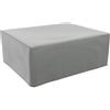 Outsunny Copertura per salon de jardin esterna copertura esterna anti-UV in polietilene 235 x 190 x 90 cm grigio