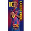 JYC CREATIVE Telo Barcellona - Asciugamano Mare e Doccia in Cotone 75x150 cm, Accessorio Sportivo per Tifosi Blaugrana, Ideale per Palestra, Piscina e Regali, Design M6