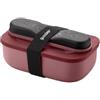 Guzzini Contenitore Set Lunch Box Porta Pranzo Con Posate Store&go Rosa