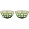 Guzzini LE MURRINE Set 2 ciotoline Muschio-Sabbia