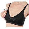 Mammy Reggiseno Microfibra Allattamento Black 4D